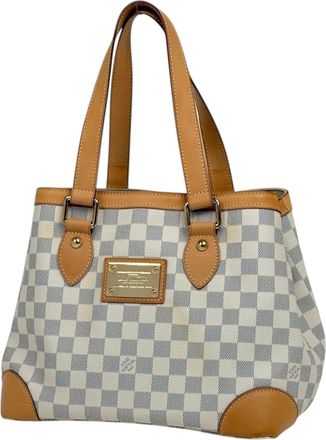 Louis Vuitton Damier Azur White Damier Azur Tote Bag (Pre-Owned)