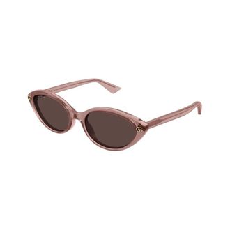 Gucci Cat-Eye Zonnebril - unisex - Accessoires - Roze - Maat: 54 MM