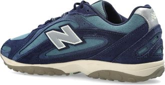 New Balance Suede and Leather Low-Top Sneakers - Navy