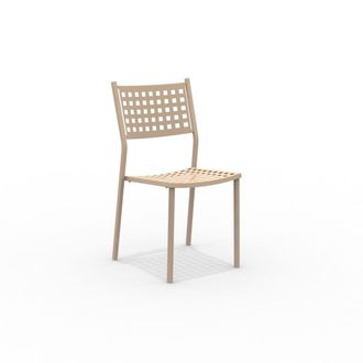 MondoViro Juego de 8 sillas de jard&iacute;n de metal gris t&ograve;rtola 43x48 cm 85h