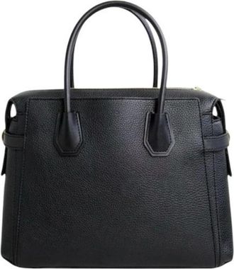 Michael Kors Mercer Satchel - Dames - Handtassen - Zwart - ONE Size - Polyester - Tassen