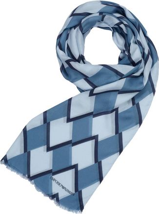 Armani Sjaals - Dames - Accessoires - Blauw - Maat: ONE Size