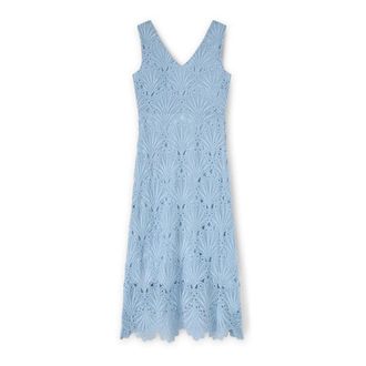 Motivi Dames, Jurken, Blauw, Maat: XS Viscose