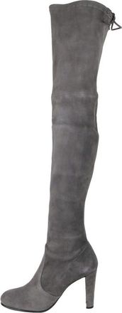 Stuart Weitzman Womens Highland Slate Suede Over-the-knee Boot (Pre-Owned)