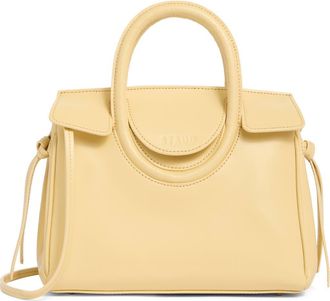 Staud Mini Maude Leather Carryall Bag in Butter at Nordstrom
