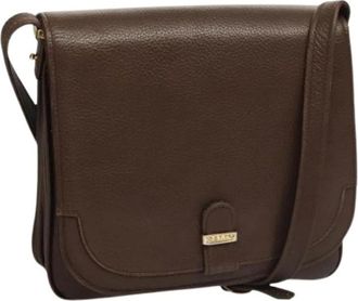 Bally Pre-owned Cross Body Bags, female, Brown, Size: ONE SIZE Pre-owned Leather Crossbody Bag