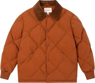 Kestin Dunbar Jacket - Heren - Winterjassen - Oranje - XL - Leer - Jassen