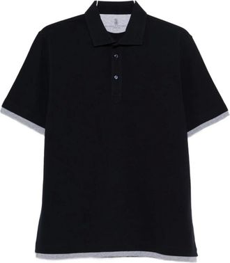 Brunello Cucinelli Tops, Heren, Blauw, M, Sweater