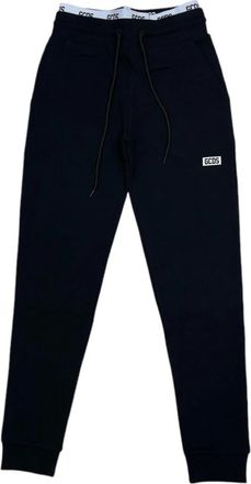 GCDS Zwarte Slim Fit Broek - Heren - Sweatpants - Zwart - XL - Broeken