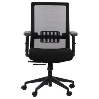 OEM Silla Giratoria Riverton M/l Con Asiento Extensible - Varios Colores - Negro-negro
