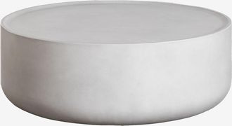 Sklum Sklum - Mesa De Centro Para Jard&iacute;n Redonda &Oslash;80 Cm En Cemento Darwys
