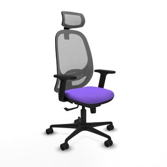 Piqueras y Crespo Silla Piqueras Y Crespo Cilanco Negro Brazos Ajustables Soporte Lumbar