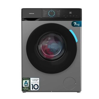 Cecotec Cecotec Lavadora 7kg Carga Frontal Bolero Dresscode 7160 Inverter Steel A. 1200rpm, 11 Programas, Motor Inverter Plus