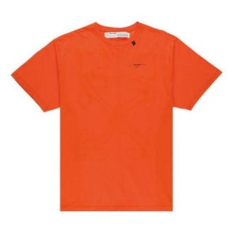 Off-white Abstract Arrows Embroidery Short Sleeve Oversize OMAA038F191850111910