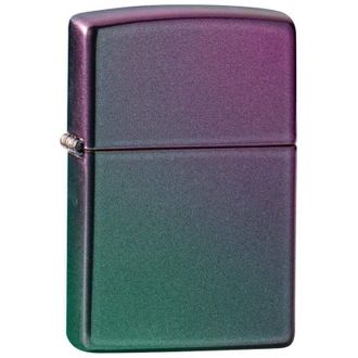 Zippo Accendino Zippo Classic Iridescent Zippo Logo 49146ZL, Accendino Antivento Ricaricabile Zippo, Realizzato in Metallo con Caratteristico click
