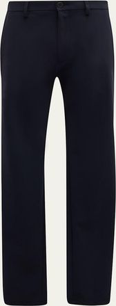 Theory Mens Zaine Precision Ponte Slim-Straight Chino-Style Pants