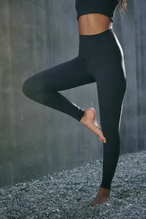 Free People Never Better Full Length Leggings In Black