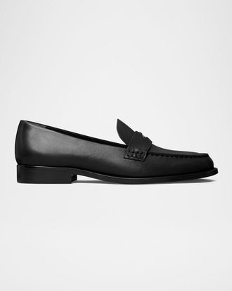 Tory Burch Classic Leather Penny Loafers
