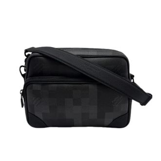 Louis Vuitton Pre-owned Canvas Schoudertas - Heren - Pre-owned - Zwart - Maat: ONE Size Leer
