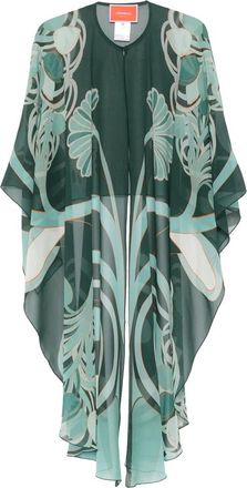 La DoubleJ Maria Floral Open Kaftan