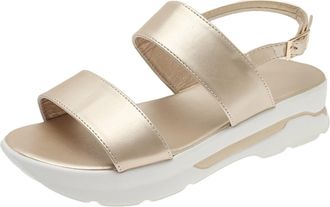 Generic Womens Wedge Sandals Fashion Spring Summer Women Casual Buckle Strap Thick Sole Heel Fish Mouth Sandal Womens Ladies Wide Fit White For Walking Uk Fit