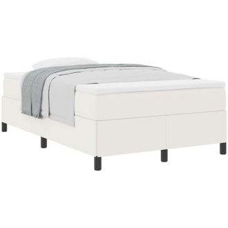 vidaXL Estructura De Cama Crema 120 X 190 Cm Telas De Pana Vidaxl
