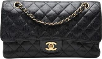Chanel Pre-owned Vintage Schoudertas - Dames - Vintage Schoudertas - Zwart - ONE Size - Leer - Vintage