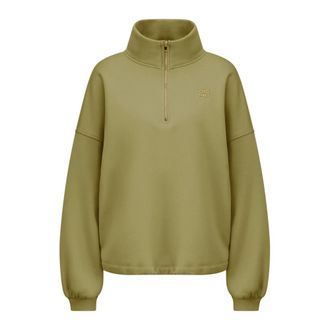 Riani Halve rits sweatshirt - Dames - Vesten met rits - Groen - M - Hoodies & sweatvesten