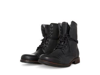 Steve Madden Troopah-C Mens Lace-up Boots Black : 10.5 D - Medium, Leather