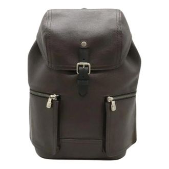 Louis Vuitton Pre-owned Backpack - Heren - Pre-owned - Bruin - Maat: ONE Size Leer