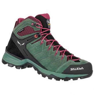 Salewa Alp Mate Mid WP Wanderschuhe für Damen | oliv/schwarz