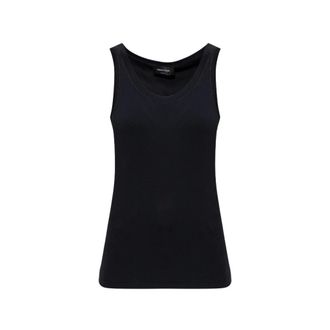 Fabiana Filippi Sleeveless Tops, female, Blue, Size: S Rowing Tank Top