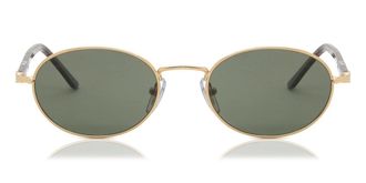Persol PO1018S IDA Polarized 515/58 Mens Sunglasses Gold Size 52
