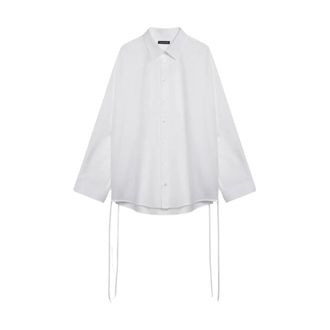 Balenciaga Dames, Blouses & Shirts, Wit, Maat: XS Katoen
