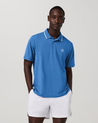 Vuori Clothing Short Sleeve Gamepoint Polo 2.0 | Court Blue | Medium