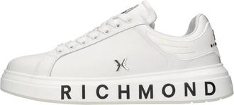 John Richmond 29101/Cp Sneaker - Heren - Sneakers - Wit - 45 EU - Leer - Schoenen