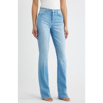 L'agence Ruth Raw Hem Straight Leg Jeans in Pacific at Nordstrom, Size 24