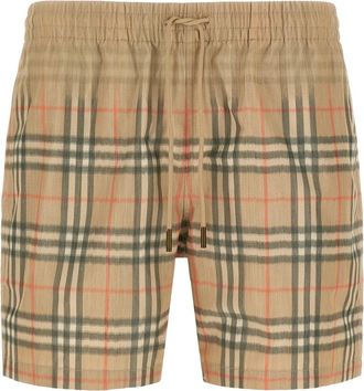 Burberry Beachwear - Heren - Strandmode - Beige - M - Badmode