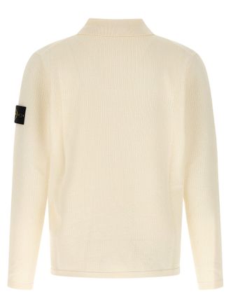 Stone Island Organic Cotton Polo - Cream