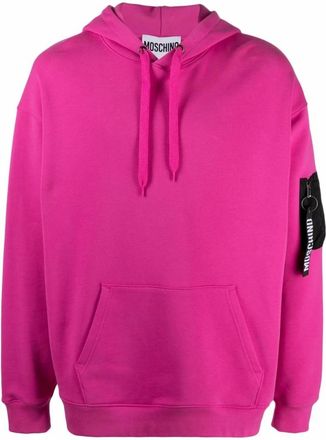 Moschino 4235 Felpa - Heren - Hoodies - Roze - L - Hoodies & sweatvesten