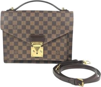 Louis Vuitton Pre-owned Damier Canvas Shoulder Bag - unisex - Vintage Handtas - Bruin - ONE Size - Vintage