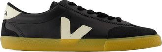 Veja Volley Leren Sneakers - Heren - Sneakers - Zwart - 41 EU - Leer - Schoenen