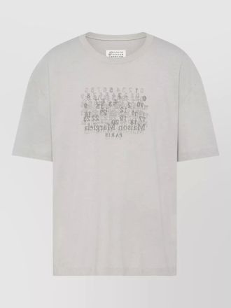 Maison Margiela graphic print crew neck short sleeve t-shirt