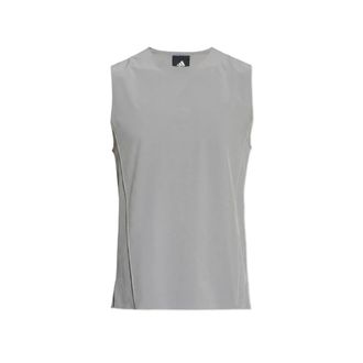 adidas Sleeveless Training Tops, male, Gray, Size: 2XL D4T Training Tank