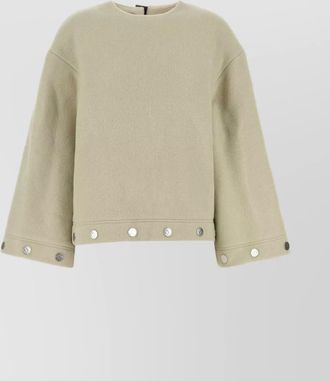 Nanushka oversize wool blend anwen blouse