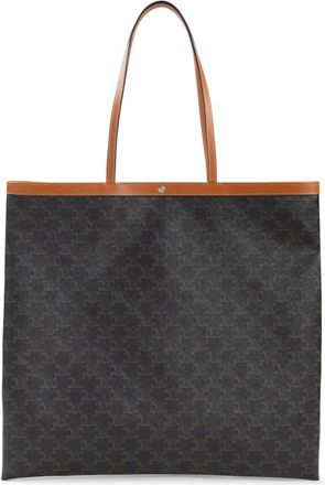 Celine Tote Bags, female, Black, Size: ONE SIZE Large Flat Shopper