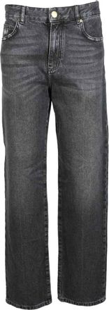 Pinko Straight Jeans, female, Black, Size: W31 Jeans