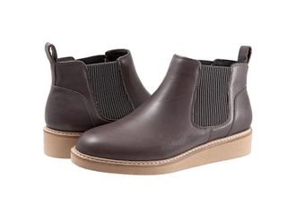 Softwalk Wildwood Womens Shoes Grey : 10.5 N (AA), Leather