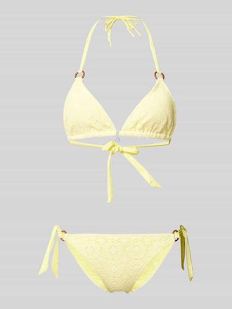 Banana Moon Banana Moon Bikini-Set mit Strukturmuster Modell YERODASIA SUNLACE in GELB, Größe XXL