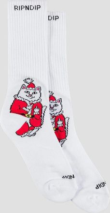 Ripndip Lord Santa Socks blanco